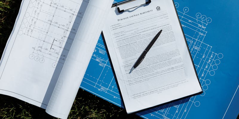 Construction professional reviewing Xactimate estimate with building code reference documents